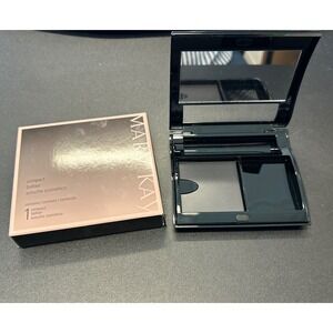 Mary Kay Unfilled 2 Black Magnetic Compact With Mirror #017362‎ Brand New